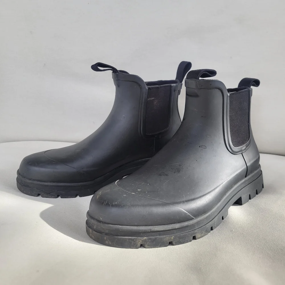 Everlane Lug Sole Rain Boots Size 8